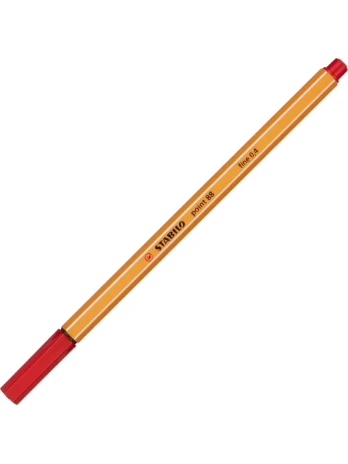 Линер STABILO Point 88/40 0,4мм красный Германия