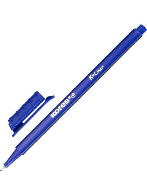 Линер Kores 0,4мм синий 28101