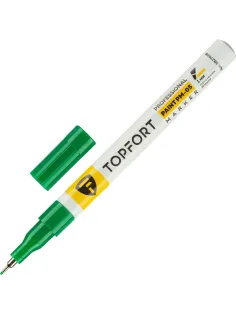 Маркер лаковый Topfort Paint 1 мм зеленый
