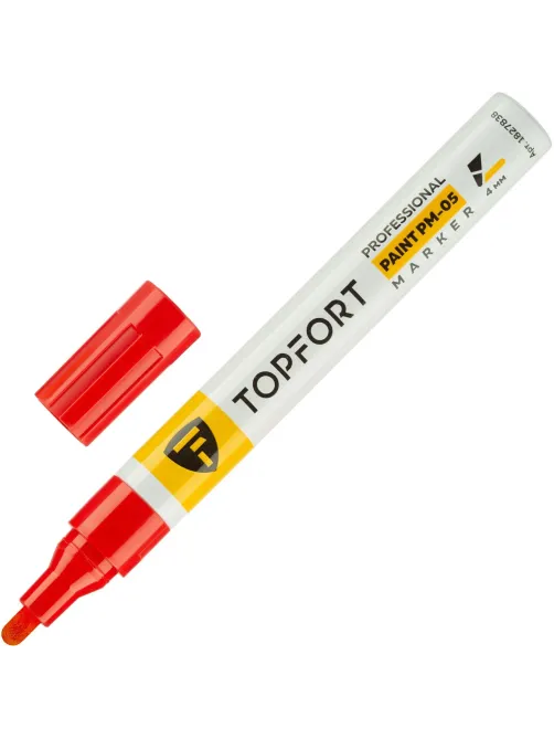 Маркер лаковый Topfort Paint 4 мм красный