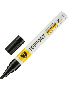 Маркер лаковый Topfort Paint 4 мм черный