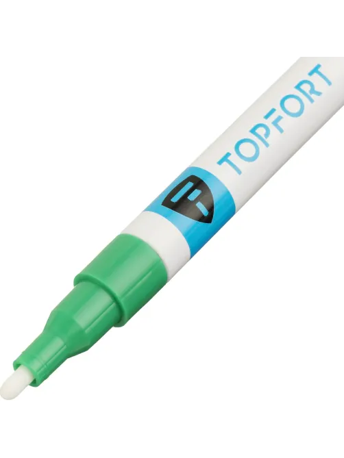 Маркер лаковый Topfort Industrial Plus 2 мм зеленый