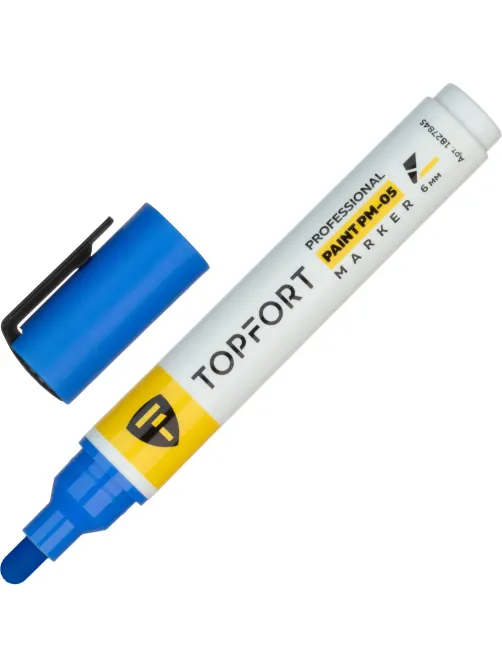 Маркер лаковый Topfort Paint 6 мм синий