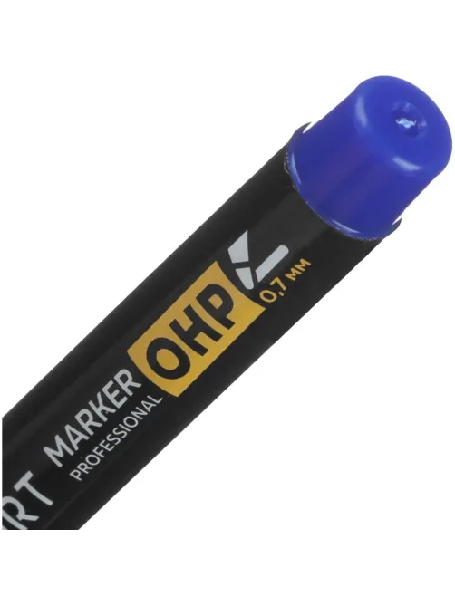 Маркер для глянц.поверх. Topfort OHP 0,7 мм синий