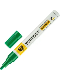 Маркер лаковый Topfort Paint 4 мм зеленый