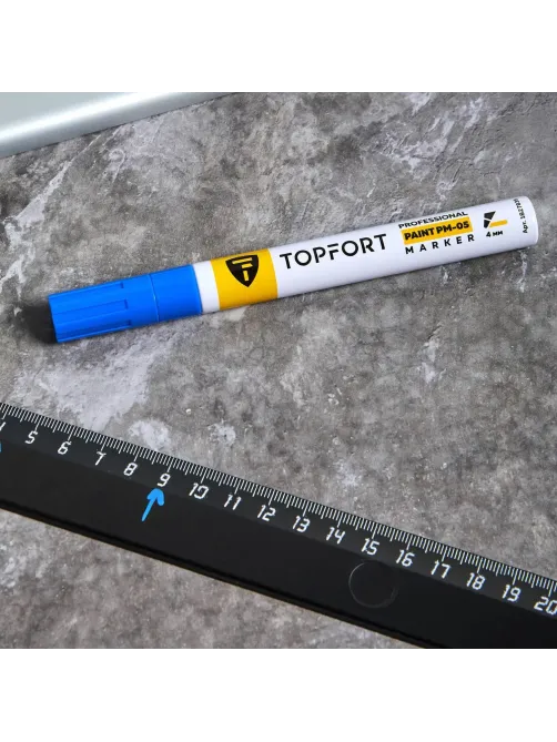 Маркер лаковый Topfort Paint 4 мм синий
