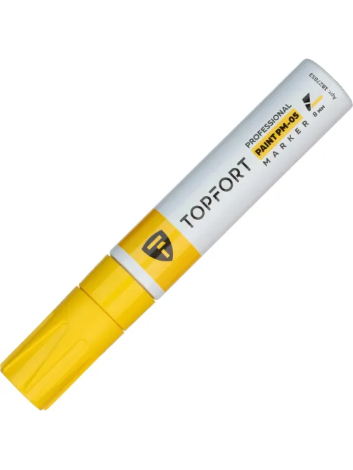 Маркер лаковый Topfort Paint 8 мм желтый