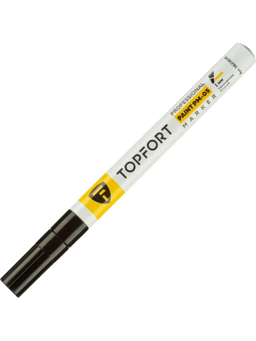 Маркер лаковый Topfort Paint 1 мм черный