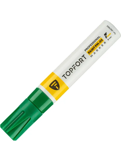 Маркер лаковый Topfort Paint 8 мм зеленый