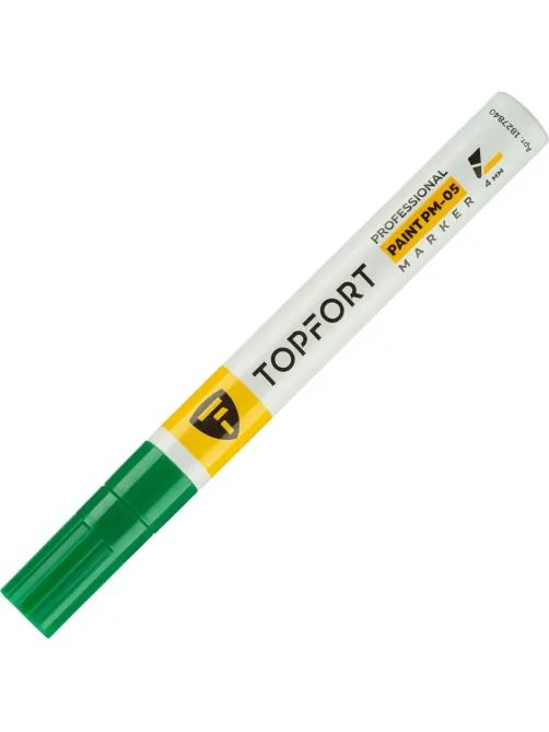 Маркер лаковый Topfort Paint 4 мм зеленый