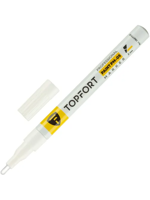 Маркер лаковый Topfort Paint 2 мм белый