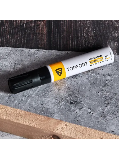 Маркер лаковый Topfort Paint 8 мм черный