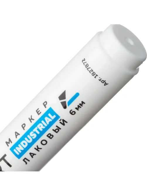 Маркер лаковый Topfort Industrial 6 мм белый