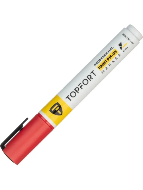 Маркер лаковый Topfort Paint 6 мм красный
