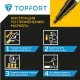 Маркер лаковый Topfort Paint 2 мм черный