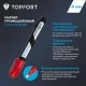 Маркер лаковый Topfort Industrial Plus 4 мм красный