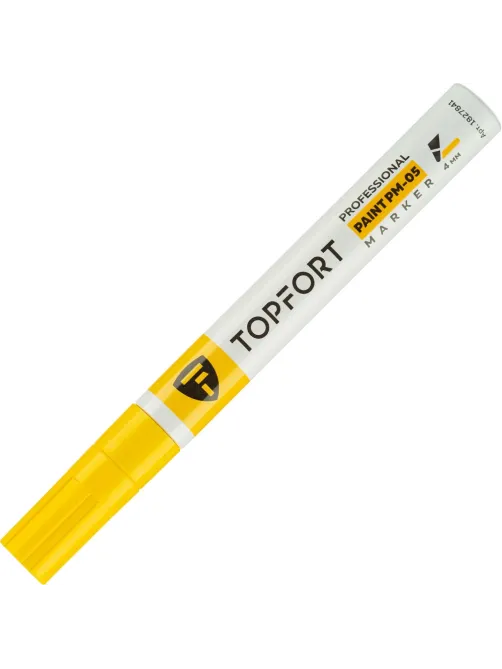 Маркер лаковый Topfort Paint 4 мм желтый