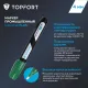Маркер лаковый Topfort Industrial Plus 4 мм зеленый