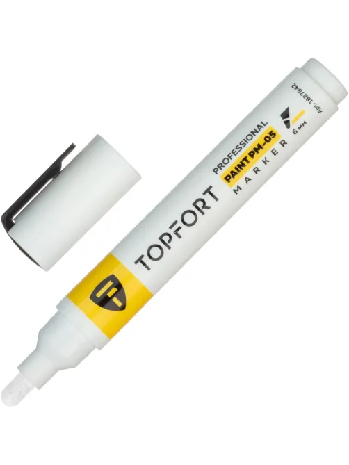 Маркер лаковый Topfort Paint 6 мм белый