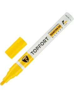 Маркер лаковый Topfort Paint 4 мм желтый