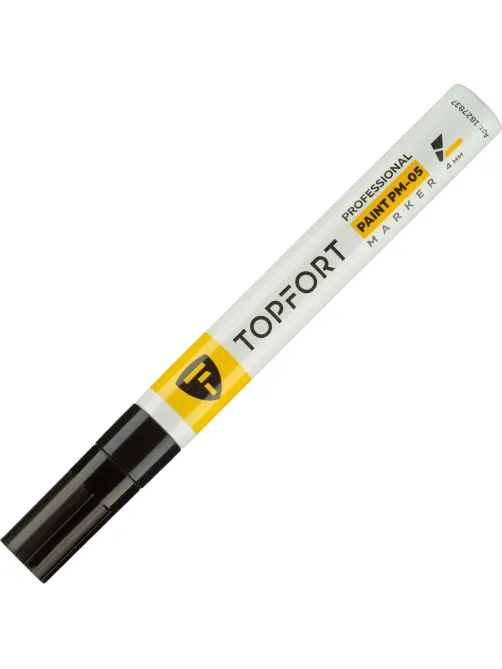 Маркер лаковый Topfort Paint 4 мм черный