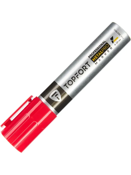 Маркер для металла Topfort MetalPro 4-12 мм красный