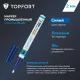 Маркер лаковый Topfort Industrial Plus 2 мм синий
