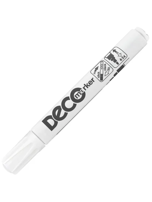 Маркер лаковый ICO DECO белый 2-4 мм