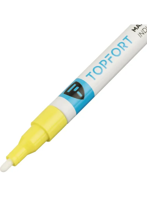 Маркер лаковый Topfort Industrial Plus 2 мм желтый
