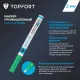 Маркер лаковый Topfort Industrial Plus 2 мм зеленый