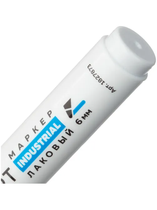 Маркер лаковый Topfort Industrial 6 мм черный