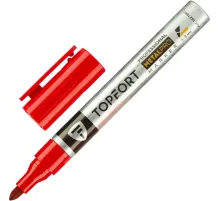 Маркер для металла Topfort MetalPro 1-3 мм красный