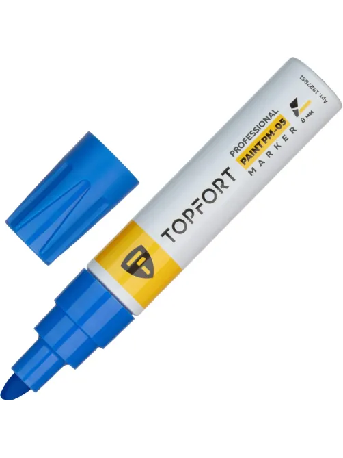 Маркер лаковый Topfort Paint 8 мм синий