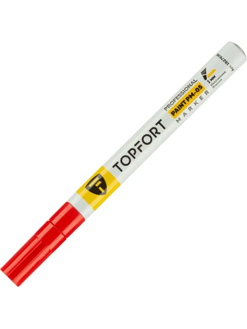 Маркер лаковый Topfort Paint 1 мм красный
