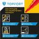 Маркер лаковый Topfort Industrial 2 мм красный