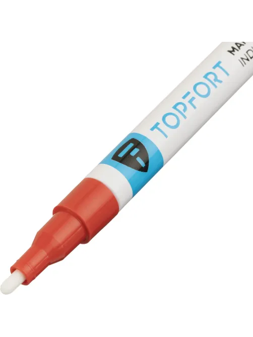 Маркер лаковый Topfort Industrial Plus 2 мм красный