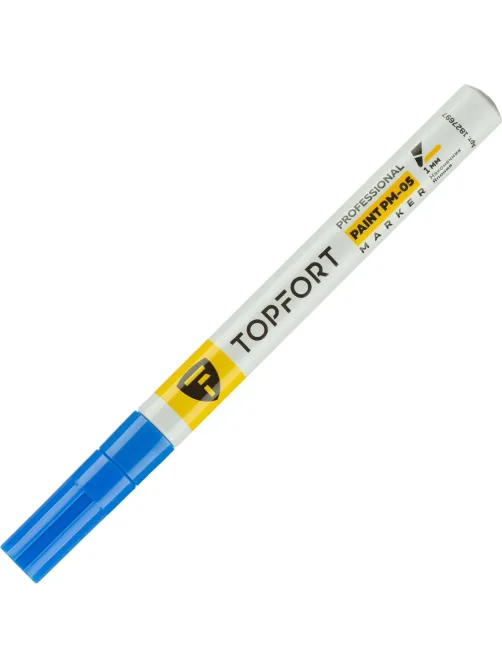 Маркер лаковый Topfort Paint 1 мм синий
