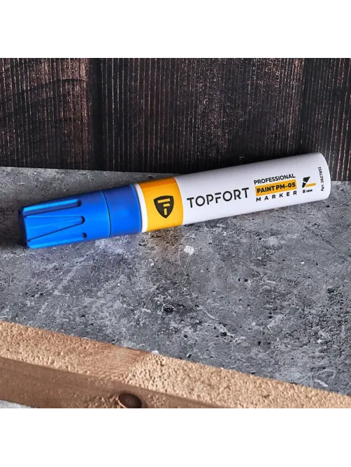 Маркер лаковый Topfort Paint 8 мм синий
