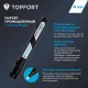 Маркер лаковый Topfort Industrial Plus 4 мм черный