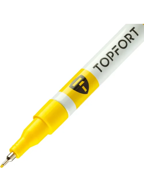 Маркер лаковый Topfort Paint 1 мм желтый