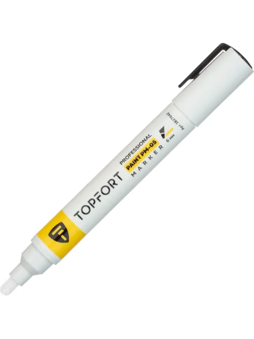 Маркер лаковый Topfort Paint 6 мм белый