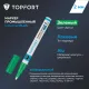 Маркер лаковый Topfort Industrial Plus 2 мм зеленый