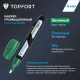 Маркер лаковый Topfort Industrial Plus 4 мм зеленый