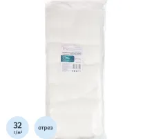 Марля медицинская отбеленная 1мx90см, отрез, пл. 32г, 20 шт/уп