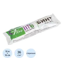 Бинт стер. 10мx16см, Life (инд зеленая уп, пл.36г) ШК06233