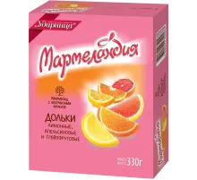 Мармелад Мармеландия Апел. Лим. Грейп. Дольки Ударница, 330г