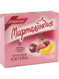 Мармелад Мармеландия фруктовый коктейль 250г