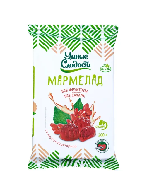 Мармелад Умные сладости желейный, 200г