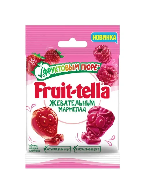Мармелад жевательный Fruittella с фруктовым пюре, 36гx12шт/уп