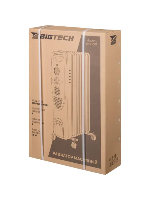 Радиатор масляный BigTech WBH001 (9 секций)